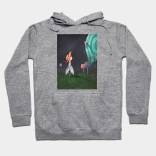 Fanasy flower-girl in a magical forest Hoodie